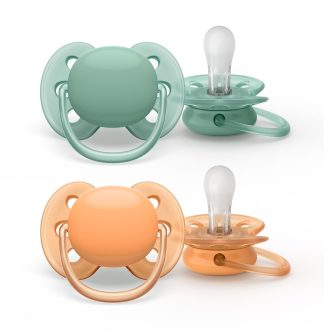   Philips AVENT SCF091/03 Játszócumi Ultrasoft Premium neutral 0-6hó, 2 db