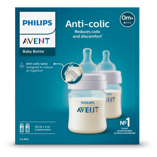 Philips AVENT SCY100/02 Cumisüveg Anti-colic 125ml 0hó+ 2 db