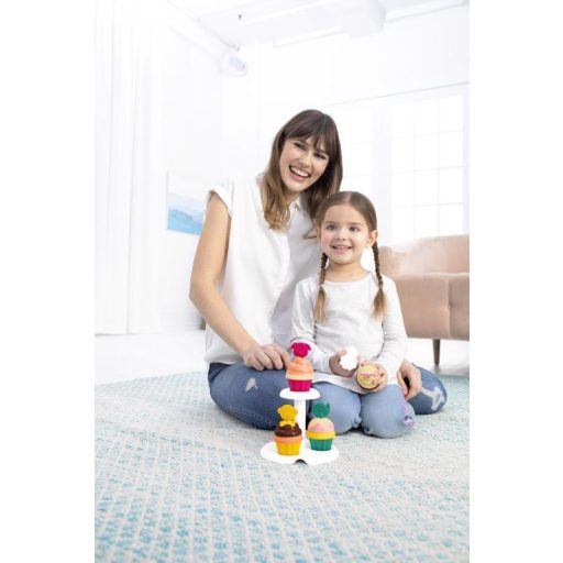 SKIP HOP Zoo halmozható Cupcakes változó színekkel 3é+