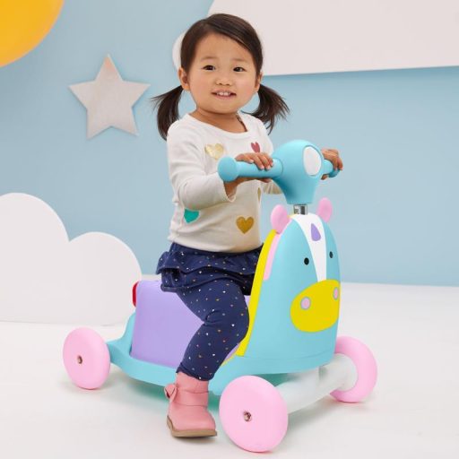 SKIP HOP Zoo ugráló 3 az 1-ben Ride-On Egyszarvú 12h+ 20 kg-ig