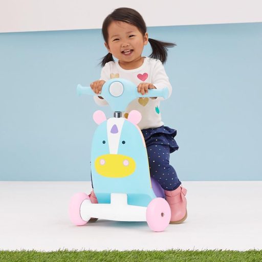 SKIP HOP Zoo ugráló 3 az 1-ben Ride-On Egyszarvú 12h+ 20 kg-ig
