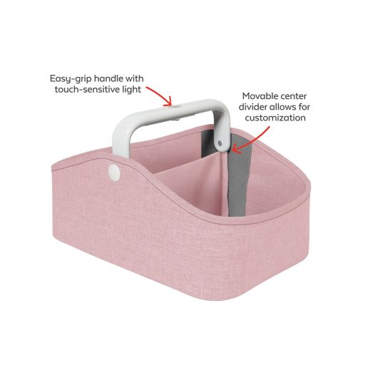 SKIP HOP Világítással ellátott higiéniai szükségletek szervezője Pink