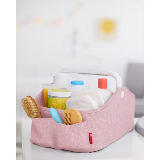 SKIP HOP Világítással ellátott higiéniai szükségletek szervezője Pink