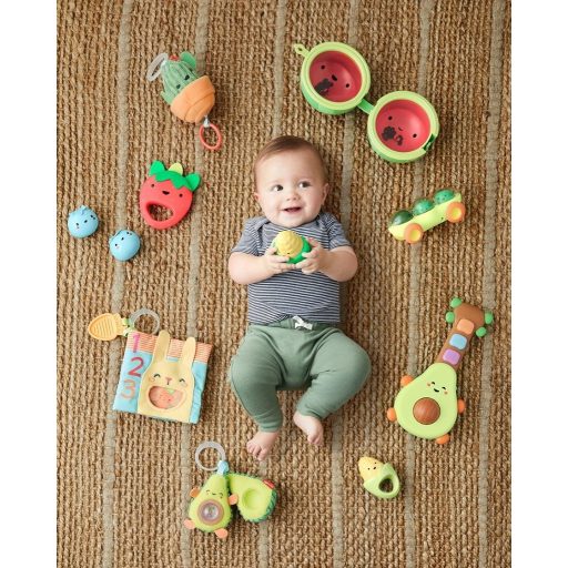 SKIP HOP Chrastítko Farmstand Berry Cute Band szett 3 db, 3m+