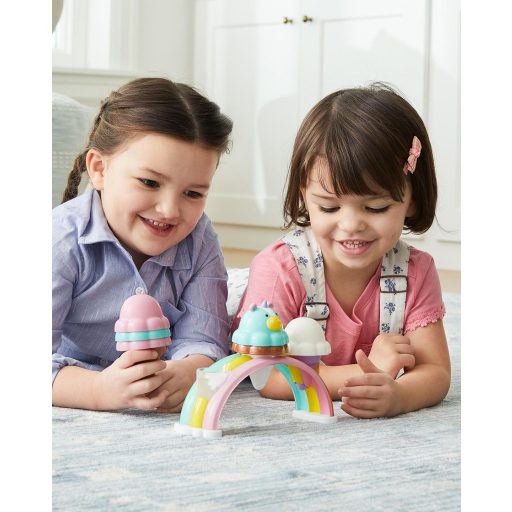 SKIP HOP Zoo Jégkrémes halmozható készlet változó színekkel Sweet Scoops 2év+