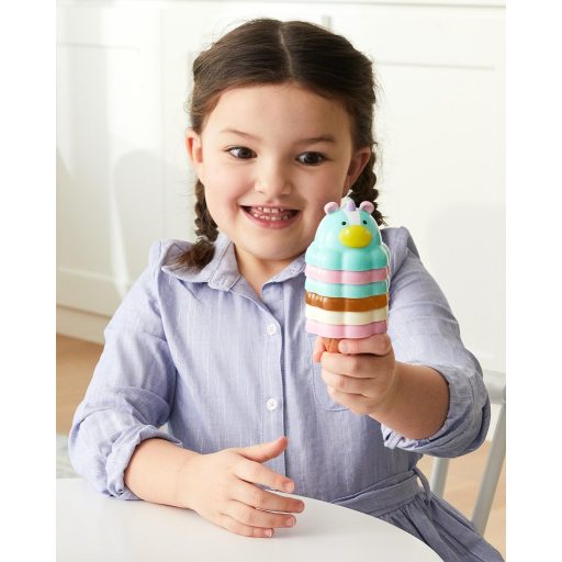 SKIP HOP Zoo Jégkrémes halmozható készlet változó színekkel Sweet Scoops 2év+