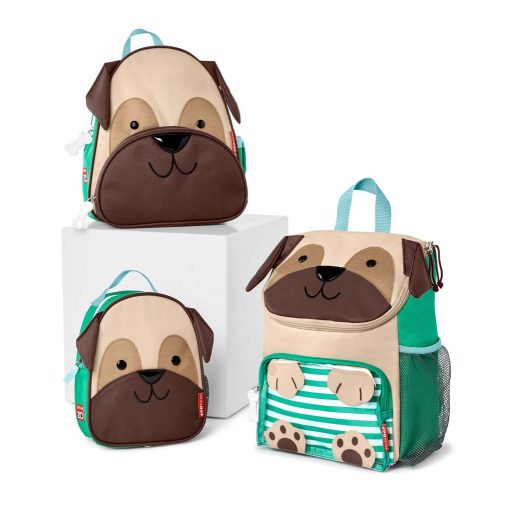 SKIP HOP Zoo Hátizsák biztonsági pórázzal Mopszli 1év+