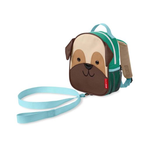 SKIP HOP Zoo Hátizsák biztonsági pórázzal Mopszli 1év+