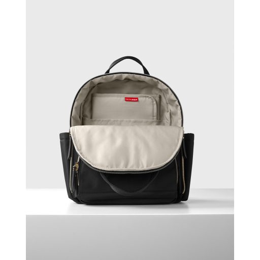 SKIP HOP Táska pelenkázó/hátizsák Envi-Luxe Black