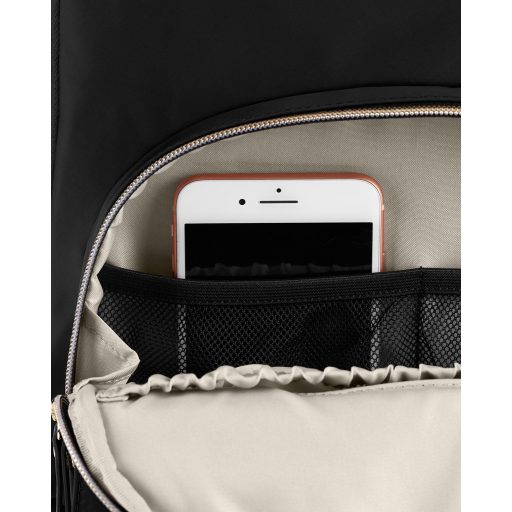 SKIP HOP Táska pelenkázó/hátizsák Envi-Luxe Black