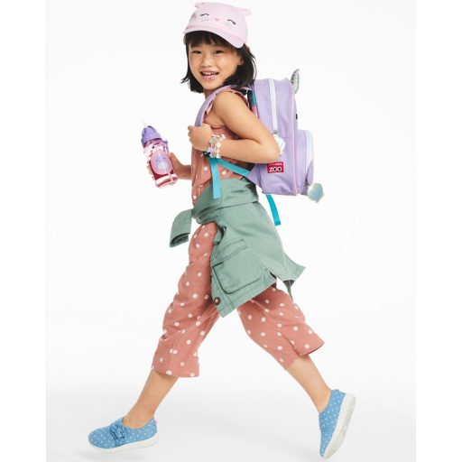 SKIP HOP Zoo Szívószálas pohár PP PVC és BPA mentes Narvál 12h+