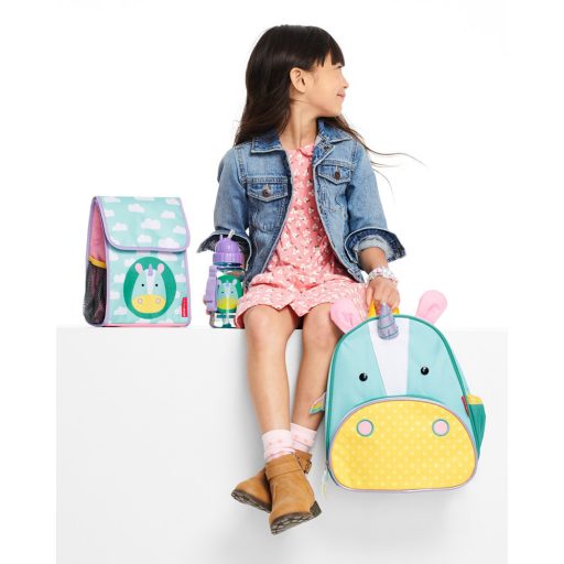 SKIP HOP Zoo Szívószálas pohár PP PVC és BPA mentes Egyszarvú 12m+