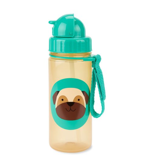 SKIP HOP Zoo Pohár szívószállal PP PVC és BPA mentes Mopsz 12h+