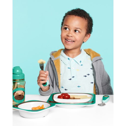 SKIP HOP Zoo Pohár szívószállal PP PVC és BPA mentes Mopsz 12h+
