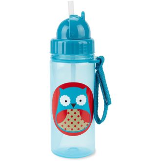   SKIP HOP Zoo Szívószálas pohár PP PVC és BPA mentes Bagoly 12m+