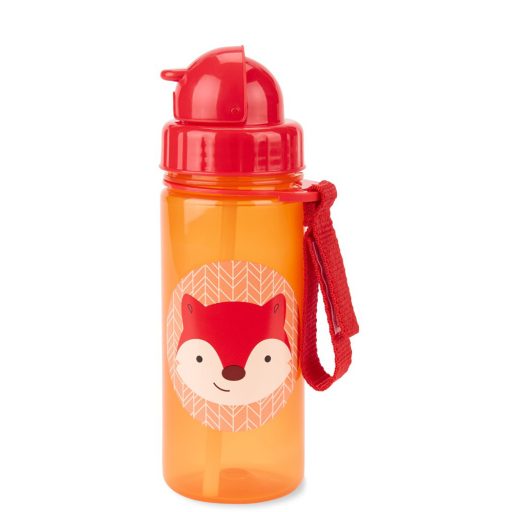 SKIP HOP Zoo Szívószálas pohár PP PVC és BPA mentes Róka 12m+