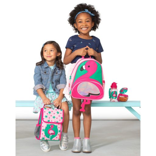 SKIP HOP Zoo Szívószálas pohár PP PVC és BPA mentes Flamingó 12m+