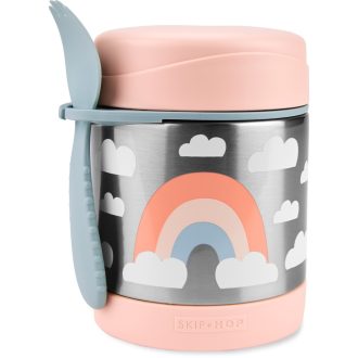   SKIP HOP Spark Style Termoska na jedlo s lyžičko/vidličkou Dúha 325 ml, 3r+