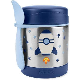   SKIP HOP Spark Style Ételtermosz kanál/villával Rakéta 325 ml, 3év+