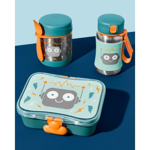 SKIP HOP Spark Style Ételtermosz kanál/villával Robot 325 ml, 3év+