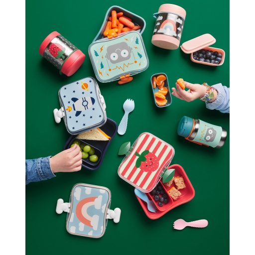 SKIP HOP Spark Style Ételtermosz kanál/villával Robot 325 ml, 3év+