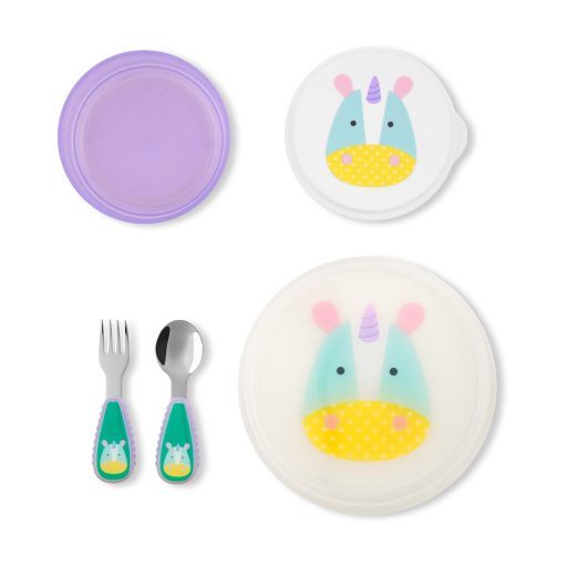 SKIP HOP Zoo Set étkezőszett 5 db Egyszarvú 12h+