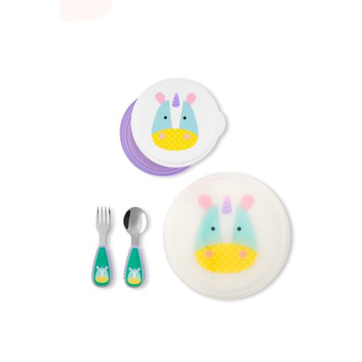 SKIP HOP Zoo Set étkezőszett 5 db Egyszarvú 12h+