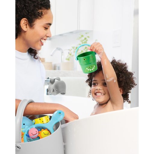 SKIP HOP Zoo vízi játék vödrök Stack&Pour 5db 9h+