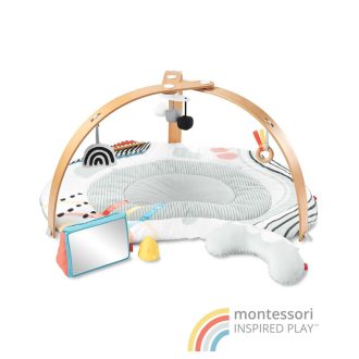   SKIP HOP Játékszőnyeg fa játékhíddal Discoverosity Montessori 0m+