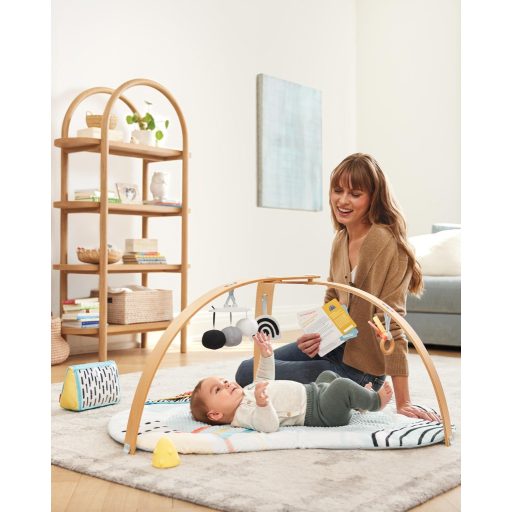 SKIP HOP Játékszőnyeg fa játékhíddal Discoverosity Montessori 0m+