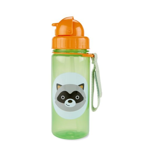 SKIP HOP Zoo Pohár szívószállal PP PVC és BPA mentes Mosómedve 12m+