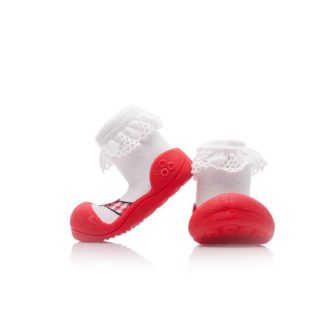   ATTIPAS Cipőcskék Ballet AB01 Red L méret 21,5, 116-125 mm