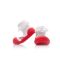 ATTIPAS Cipőcskék Ballet AB01 Red L méret 21,5, 116-125 mm