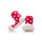 ATTIPAS Botičky Polka Dot AD06 Red L méret 21,5, 116-125 mm