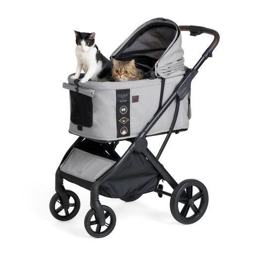 FIKAGO Macska / kutya babakocsi AGILE2 Soft Grey