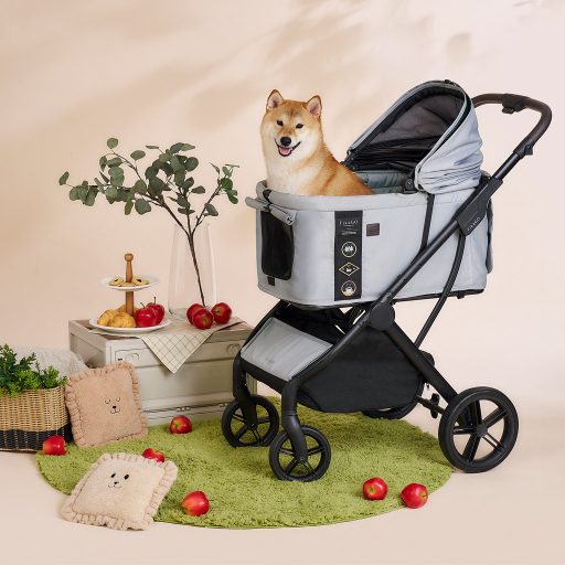 FIKAGO Macska / kutya babakocsi AGILE2 Soft Grey