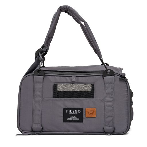 FIKAGO Utazó hordozó kutyáknak és macskáknak Truffle Grey