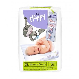 BELLA HAPPY Gyermek pelenkázó alátétek (90 x 60 cm) 5 db