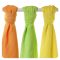 KIKKO Pelenkák bambuszból Colours 70x70 (3 db) – lime, citrom, narancs
