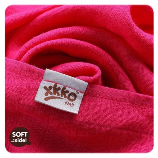 KIKKO Pelenkák bambuszból Colours 70x70 cm, magenta 3 db