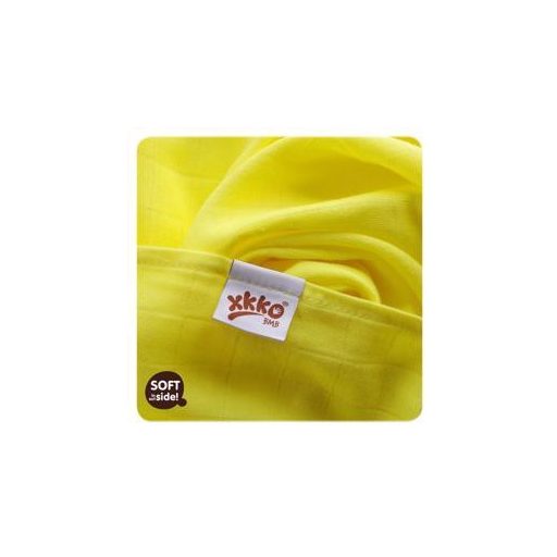 KIKKO Törölköző/pelenka bambusz Colours 90x100 (1 db) – citrom