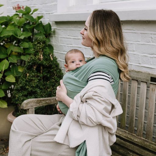 BOBA Gyerekhordozó / Kendő Classic Wrap - Sage Green