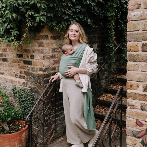 BOBA Gyerekhordozó / Kendő Classic Wrap - Sage Green