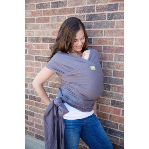 BOBA Babahordozó/kendő Wrap Organic - Dark Gray