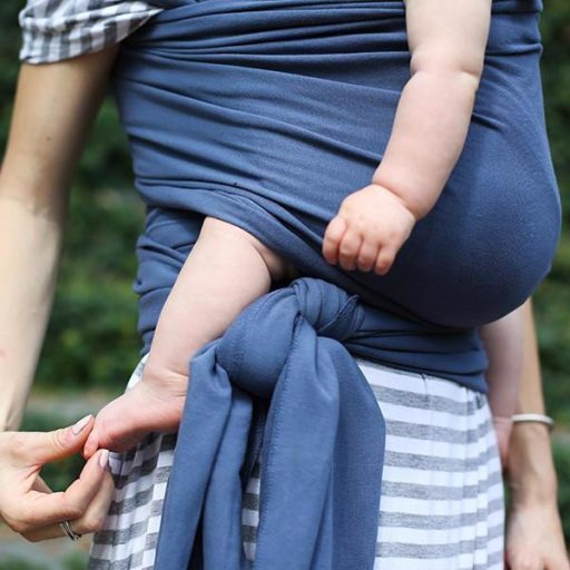 BOBA Babahordozó/kendő Wrap Vintage Blue