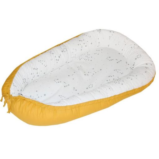 EKO Babafészek pamut Mustard Yellow