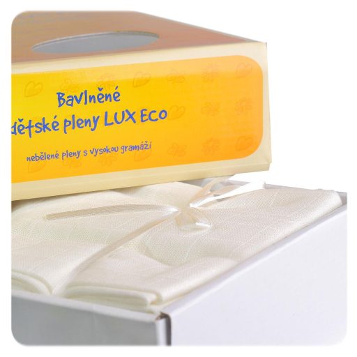 KIKKO Pelenkák pamutból készült nagy súlyú Lux Eco 70x70 (10 db) – fehérítetlen