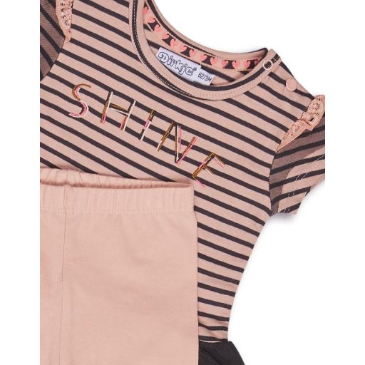 DIRKJE 2 részes ruhaszett 86 Smokey Pink+Smokey Grey