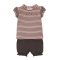 DIRKJE 2 részes rövidnadrág szett 74 Smokey Pink+Csíkos+Smokey Grey