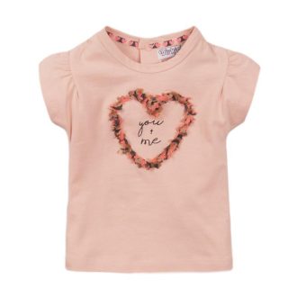 DIRKJE Rövid ujjú póló 80 Smokey Pink